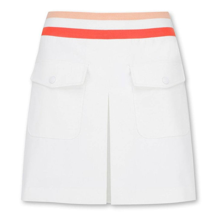 WAAC Athletic Tipping Band Golf Skirt White - SS24 Women