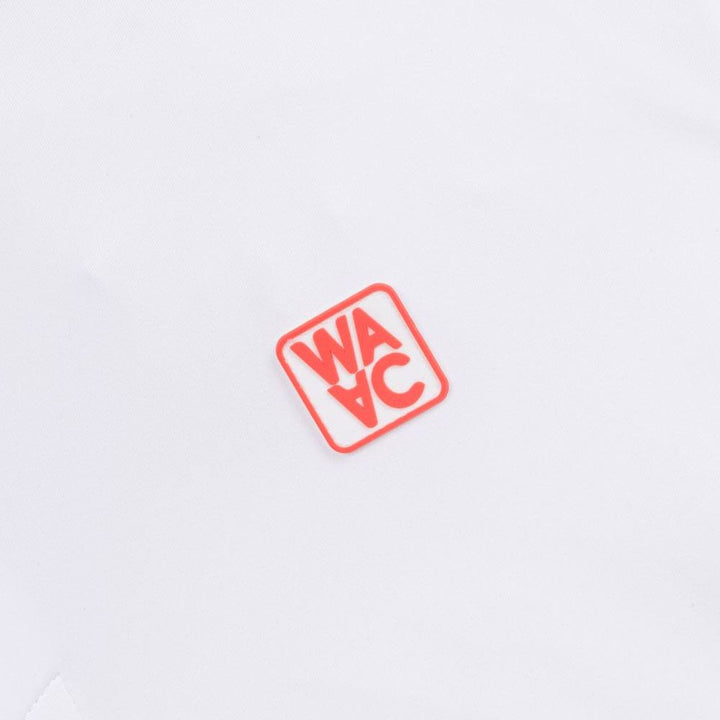 WAAC Athletic Arrow Reversed Collar Golf Polo White - SS24 Men
