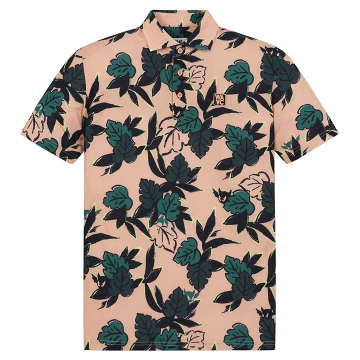 WAAC Athletic Forest Stretch Golf Polo Orange - 24 Men