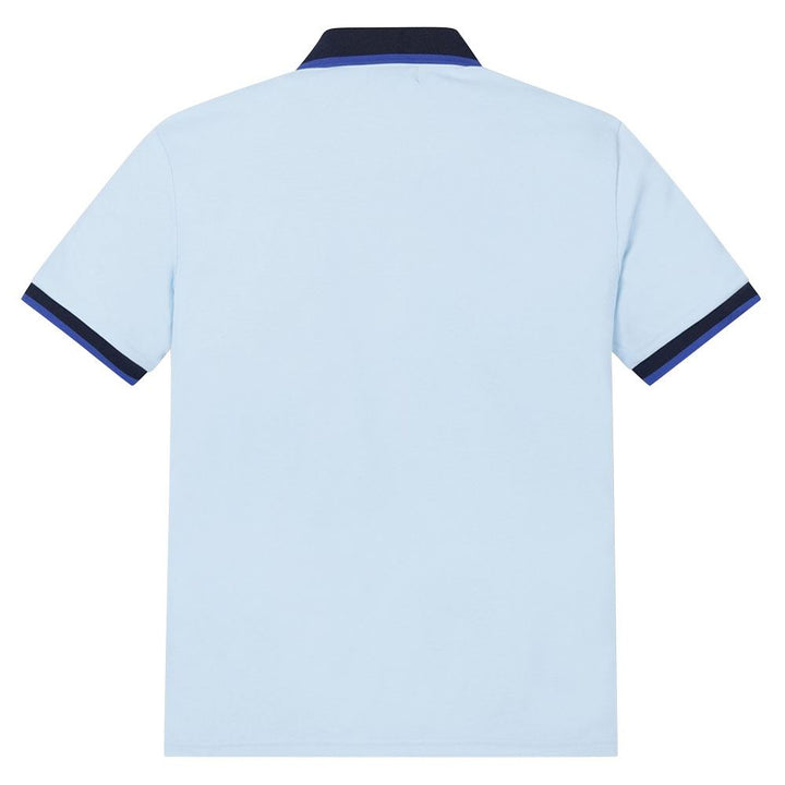 WAAC Athletic Color Rib Golf Polo Light Blue - SS24 Men