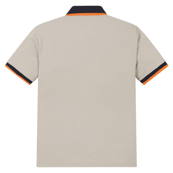 WAAC Athletic Color Rib Golf Polo Light Brown - SS24 Men