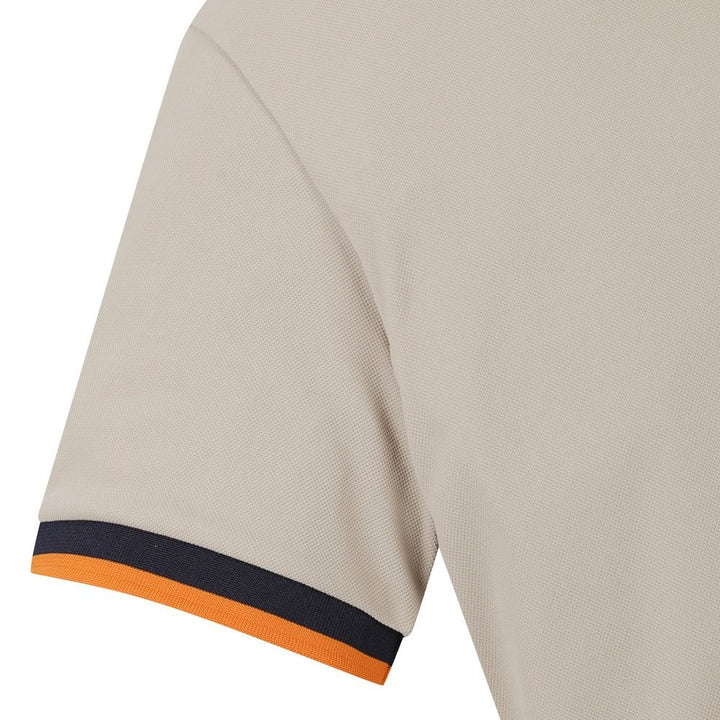 WAAC Athletic Color Rib Golf Polo Light Brown - SS24 Men