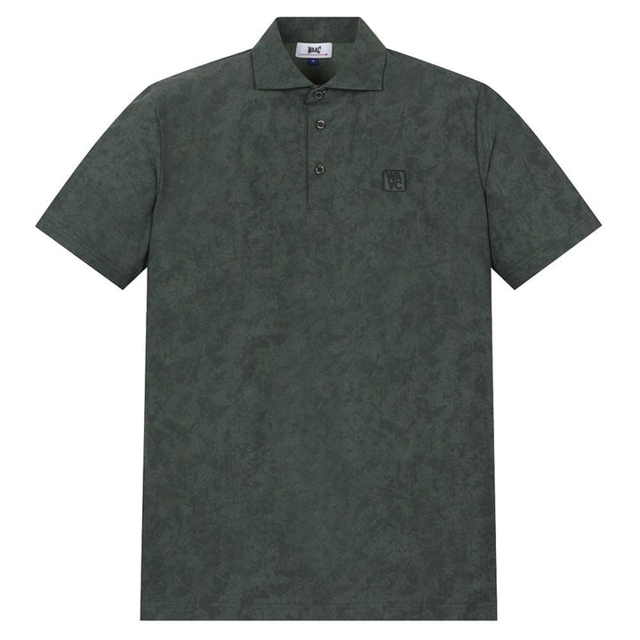 WAAC Athletic Mist Stretch Golf Polo Dark Khaki - SS24 Men