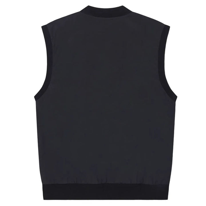 WAAC Athletic Hybrid Knit Golf Vest Black - SS24 Men