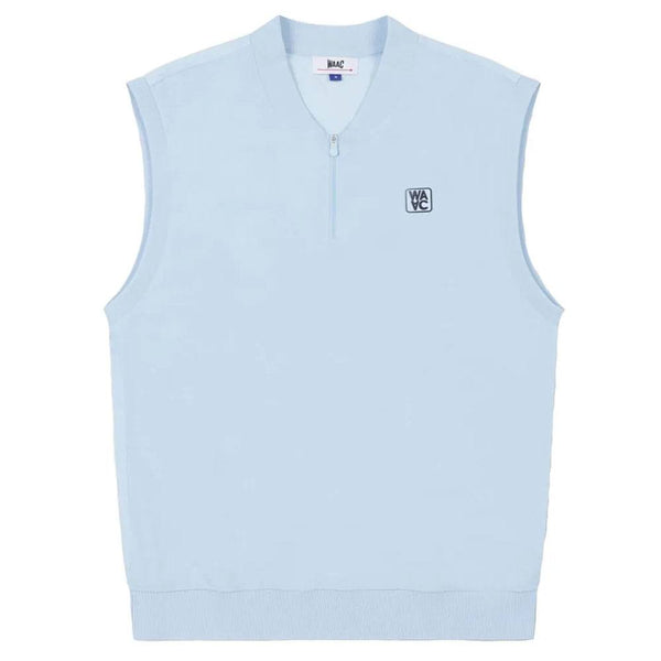 WAAC Athletic Hybrid Knit Golf Vest Light Blue - SS24 Men