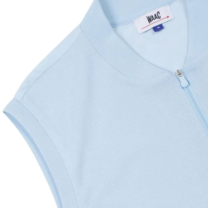 WAAC Athletic Hybrid Knit Golf Vest Light Blue - SS24 Men