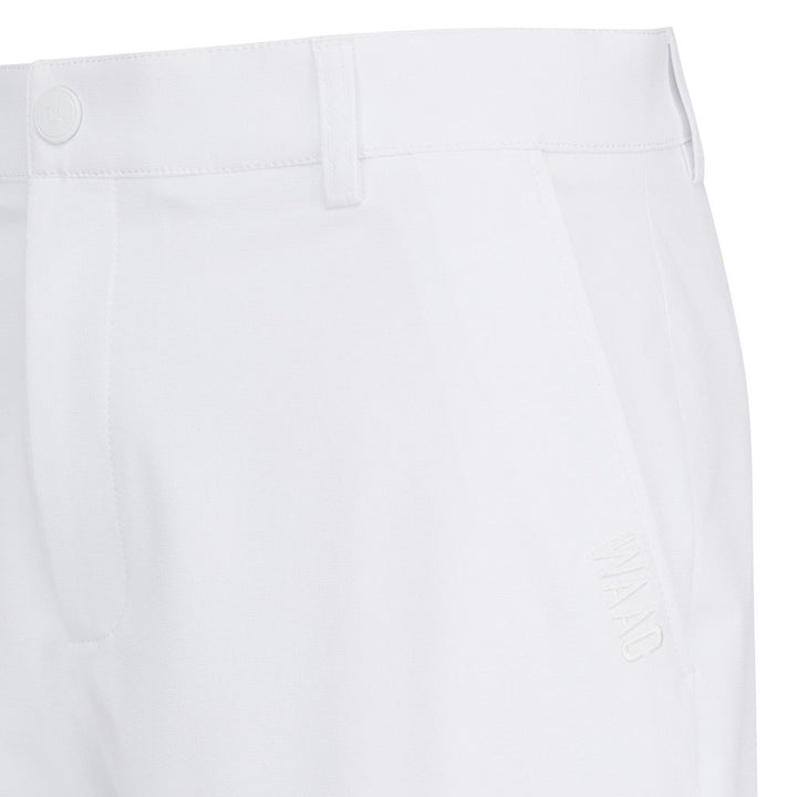 WAAC Athletic Essential Stretch Golf Shorts White - SS24 Men