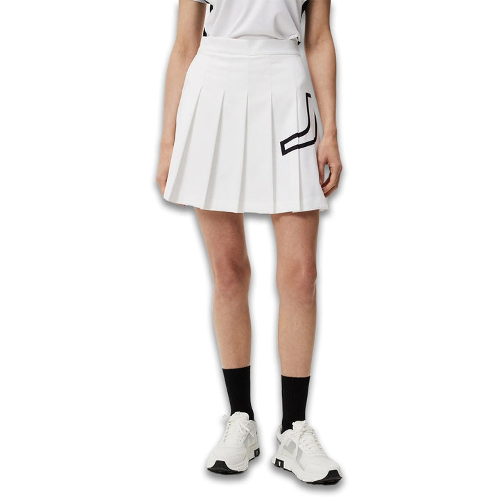 J.Lindeberg Naomi Golf Skirt White - SS24 Women