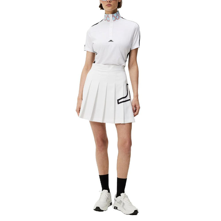 J.Lindeberg Naomi Golf Skirt White - SS23 Women
