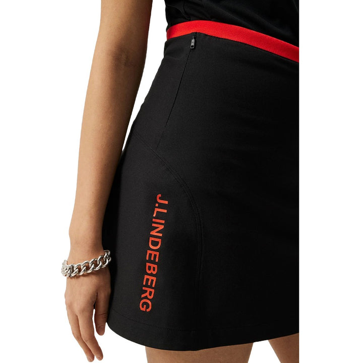 J.Lindeberg Themba Golf Skirt Black - SS24 Women