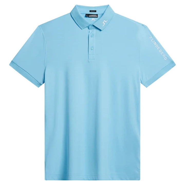J.Lindeberg Tour Tech Reg Fit Golf Polo Baltic Sea - SS24