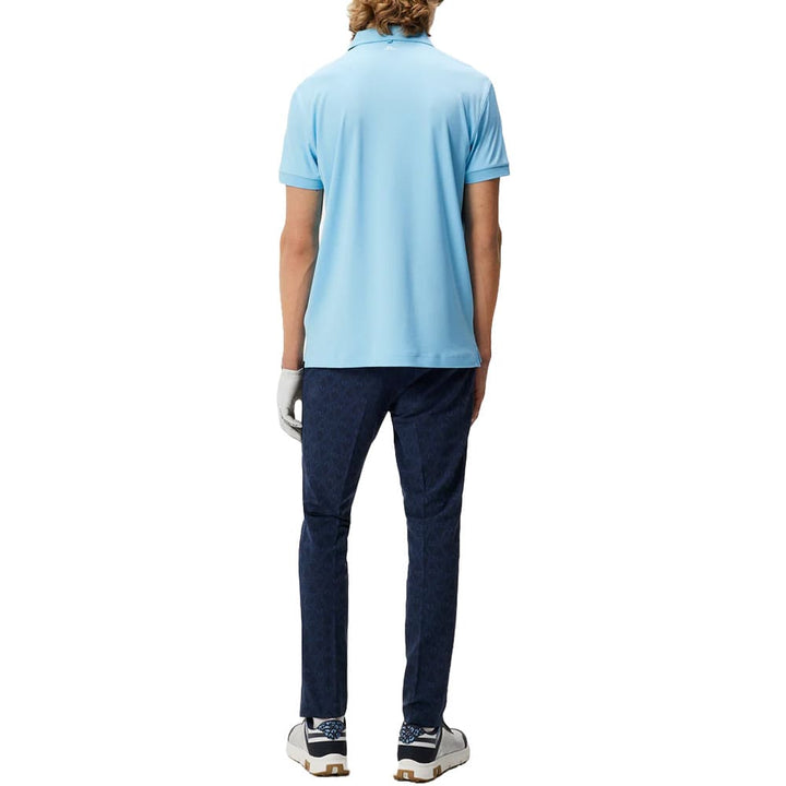 J.Lindeberg Tour Tech Reg Fit Golf Polo Baltic Sea - SS24