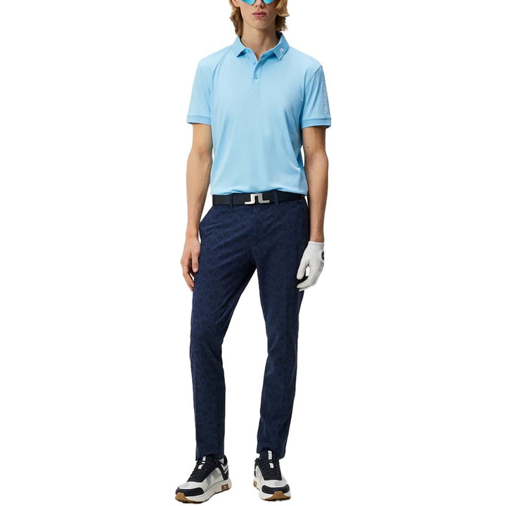 J.Lindeberg Tour Tech Reg Fit Golf Polo Baltic Sea - SS24