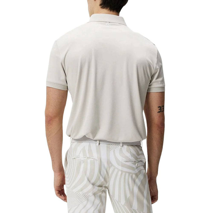 J.Lindeberg Tour Tech Reg Fit Golf Polo Moonbeam - SS24