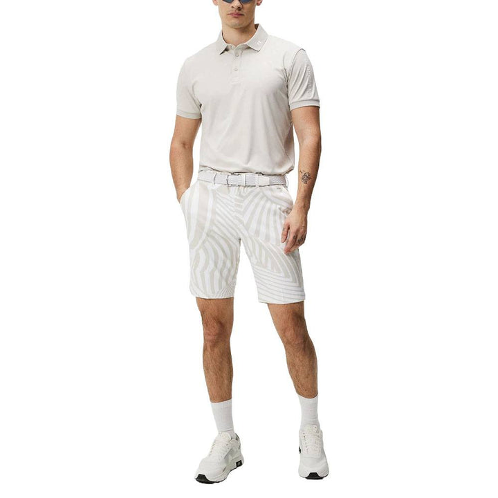 J.Lindeberg Tour Tech Reg Fit Golf Polo Moonbeam - SS24