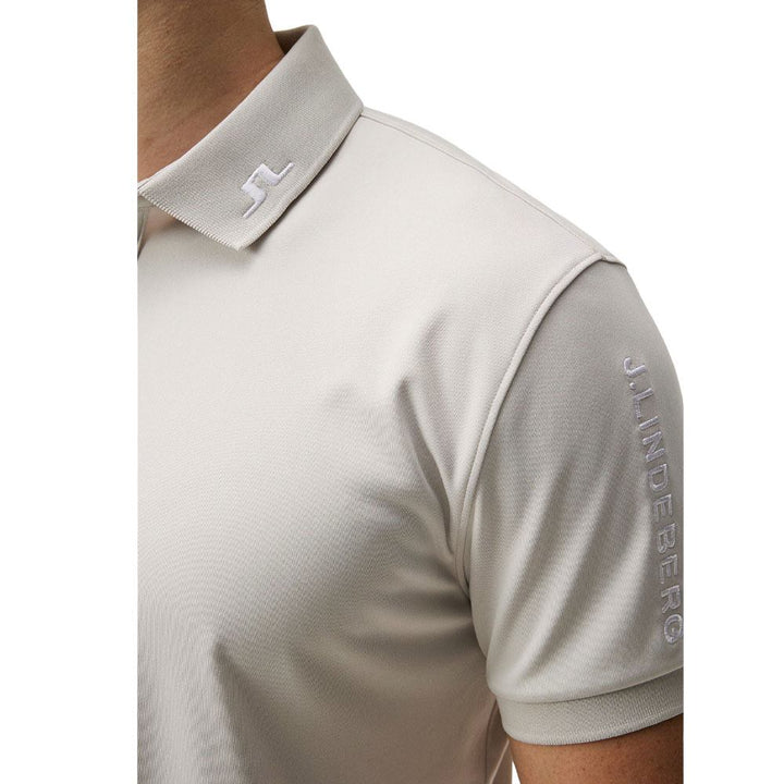 J.Lindeberg Tour Tech Reg Fit Golf Polo Moonbeam - SS24