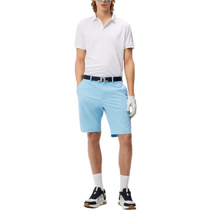 J.Lindeberg Tour Tech Reg Fit Golf Polo White - SS24