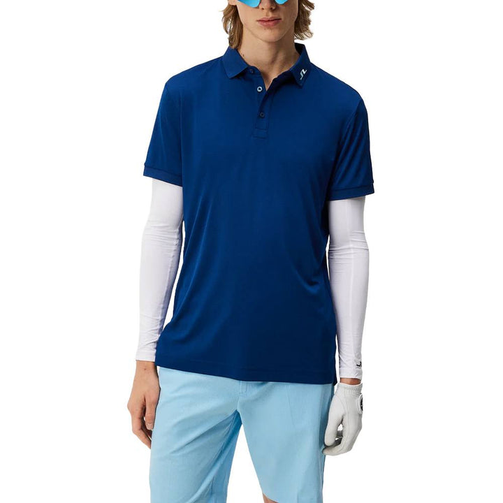 J.Lindeberg KV Regular Fit Golf Polo Estate Blue - 24