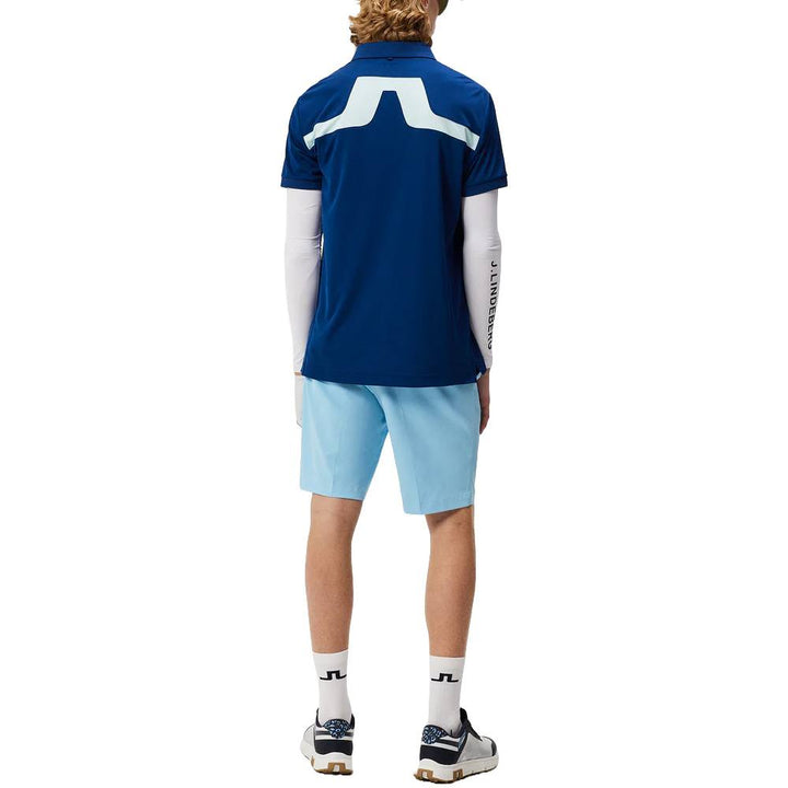 J.Lindeberg KV Regular Fit Golf Polo Estate Blue - 24