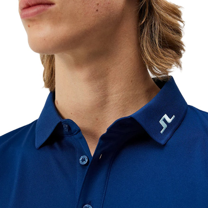 J.Lindeberg KV Regular Fit Golf Polo Estate Blue - 24