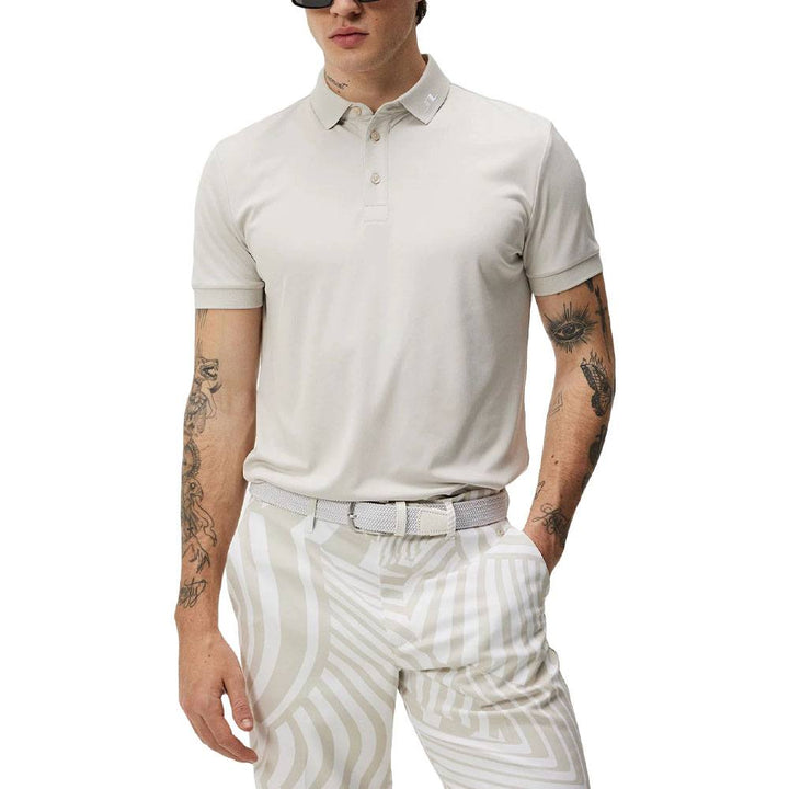 J.Lindeberg KV Regular Fit Golf Polo Moonbeam - SS24