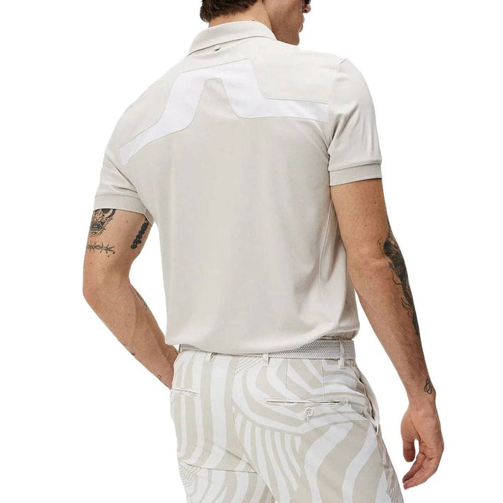 J.Lindeberg KV Regular Fit Golf Polo Moonbeam - SS24