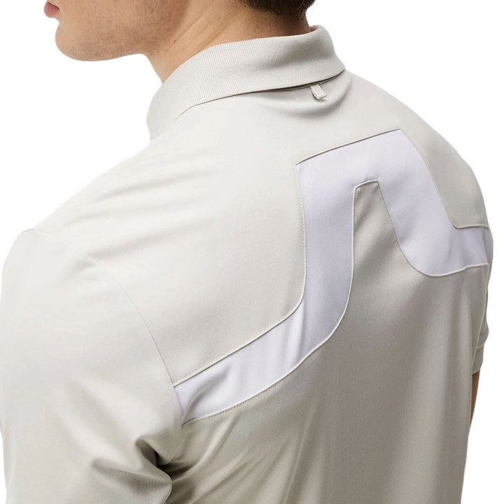 J.Lindeberg KV Regular Fit Golf Polo Moonbeam - SS24