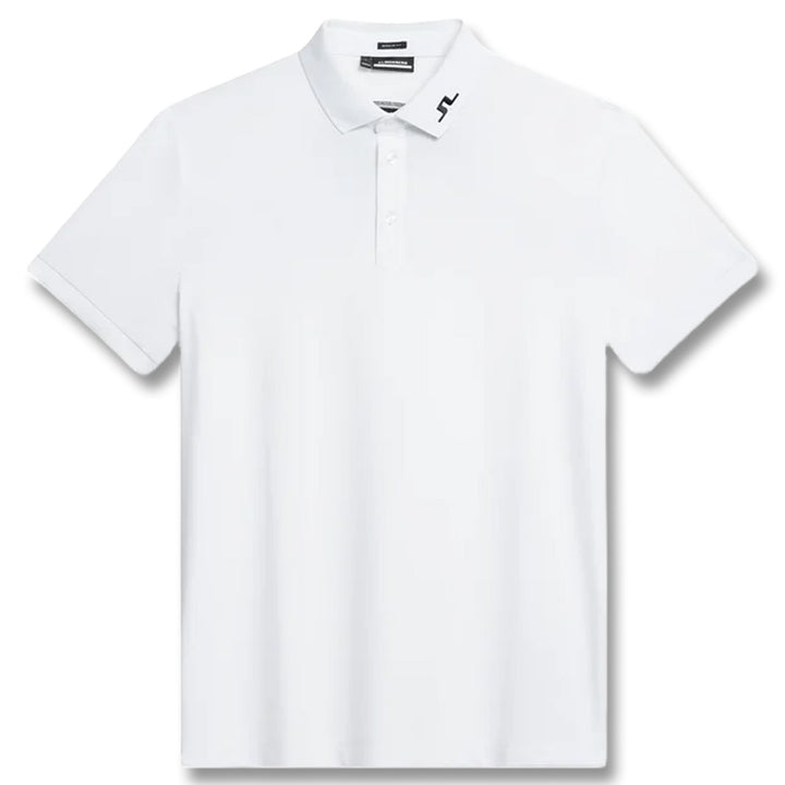 J.Lindeberg KV Regular Fit Golf Polo White - SS24