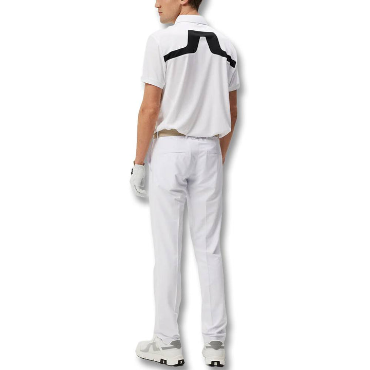 J.Lindeberg KV Regular Fit Golf Polo White - SS24
