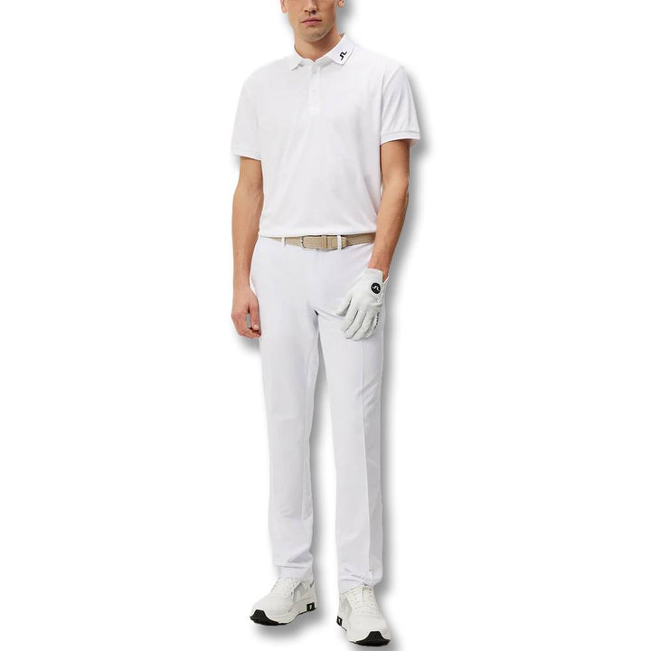 J.Lindeberg KV Regular Fit Golf Polo White - SS24