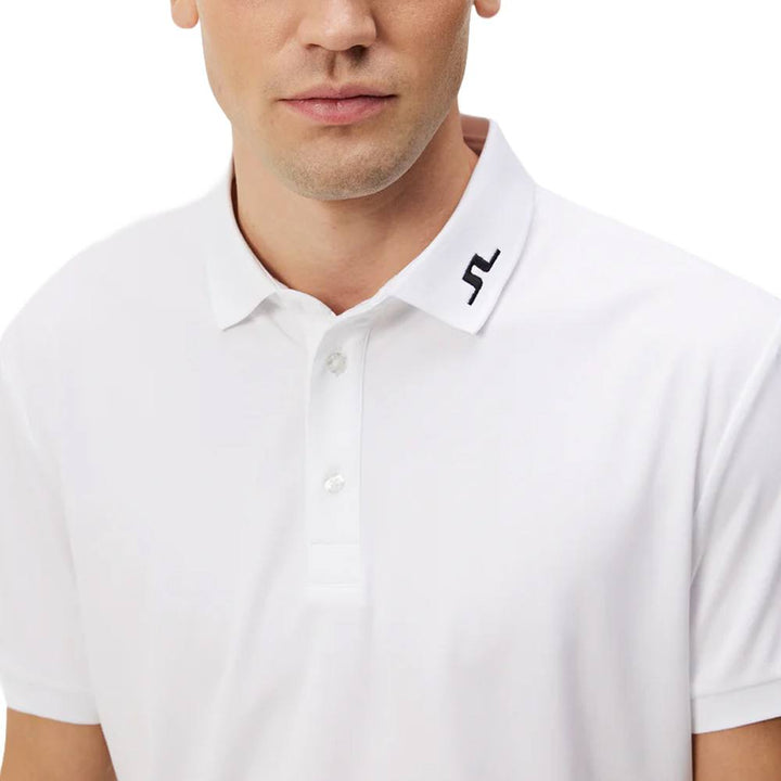 J.Lindeberg KV Regular Fit Golf Polo White - SS24