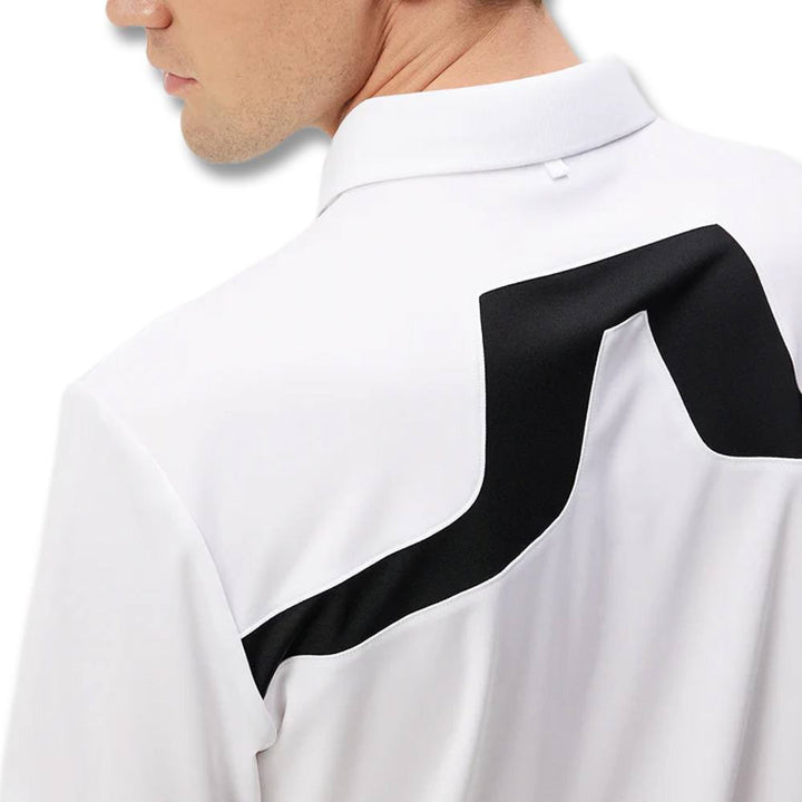 J.Lindeberg KV Regular Fit Golf Polo White - SS24