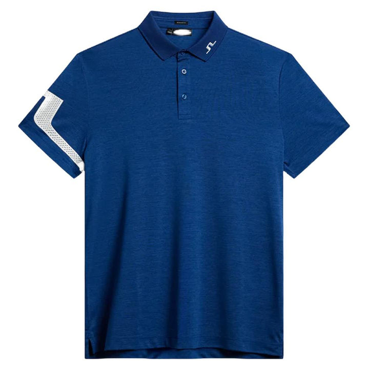 J.Lindeberg Heath Regular Fit Golf Polo Estate Blue - SS24