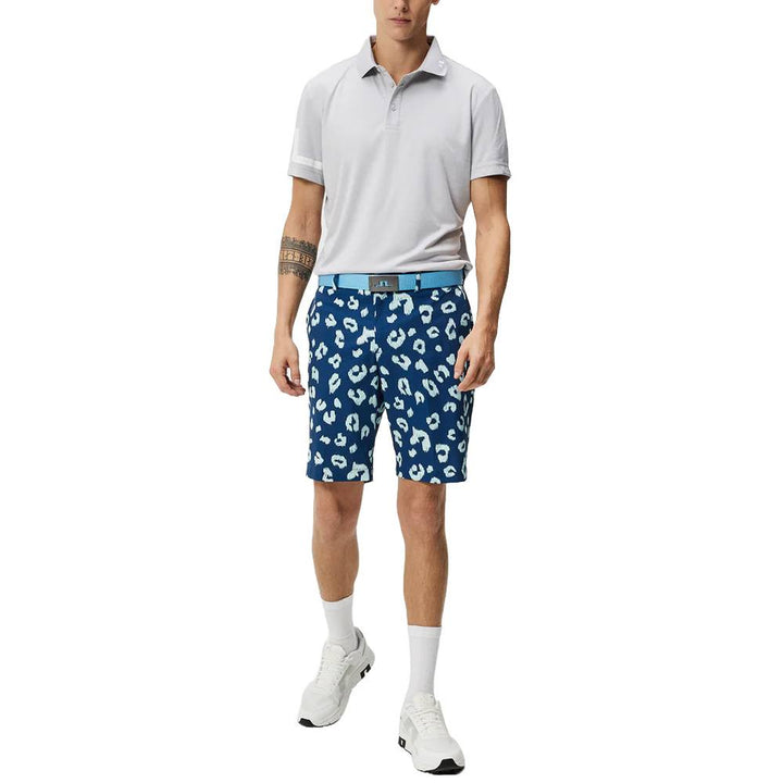 J.Lindeberg Heath Regular Fit Golf Polo Light Gray Melange - SS24
