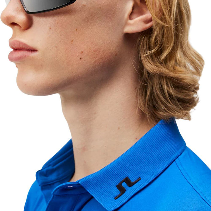 J.Lindeberg Heath Regular Fit Golf Polo Nautical Blue - SS24