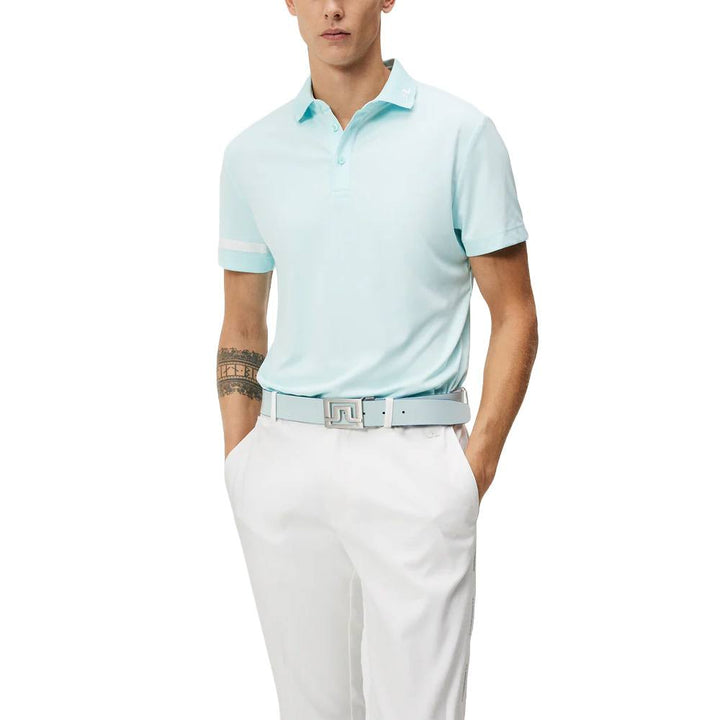 J.Lindeberg Heath Regular Fit Golf Polo Spa Retreat - SS24