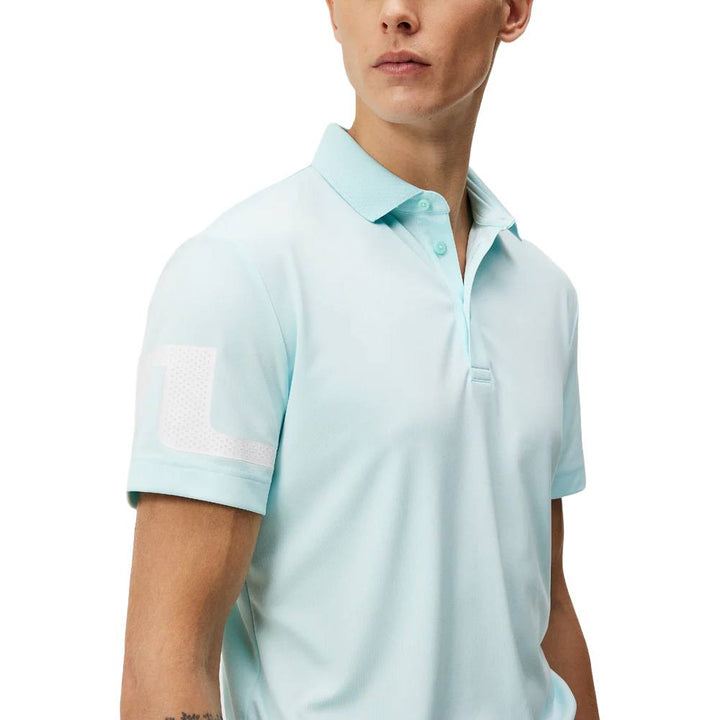 J.Lindeberg Heath Regular Fit Golf Polo Spa Retreat - SS24