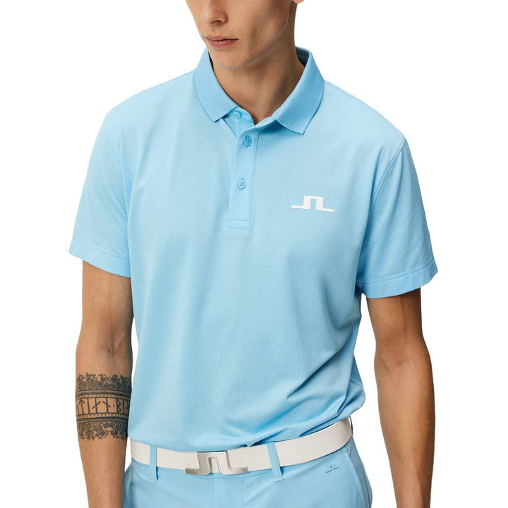 J.Lindeberg Bridge Regular Fit Golf Polo Baltic Sea - SS24