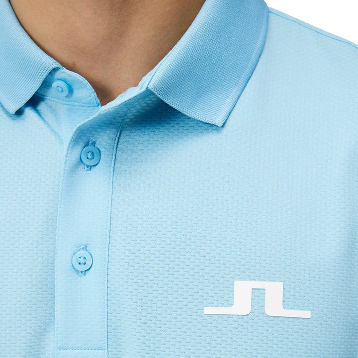 J.Lindeberg Bridge Regular Fit Golf Polo Baltic Sea - SS24
