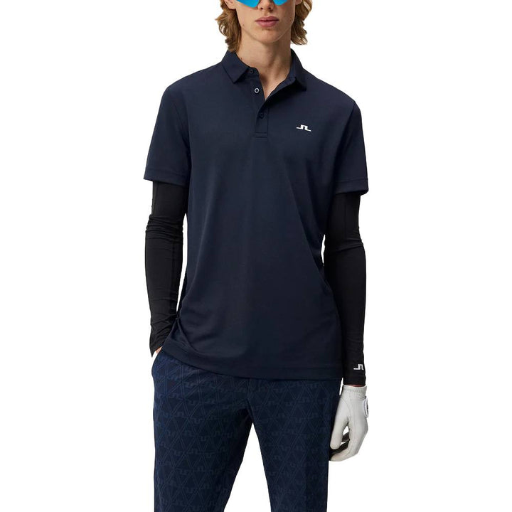 J.Lindeberg Peat Regular Fit Golf Polo JL Navy - SS24