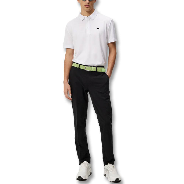 J.Lindeberg Peat Regular Fit Golf Polo White - SS24