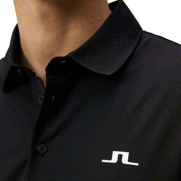 J.Lindeberg Duff Regular Golf Polo Black - 24