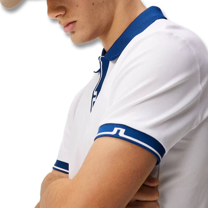 J.Lindeberg Bay Slim Golf Polo White - 24