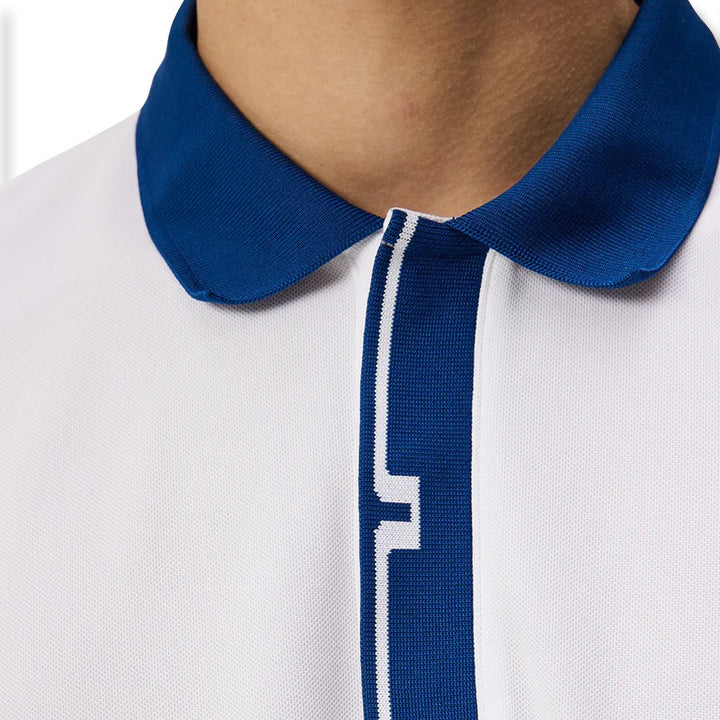 J.Lindeberg Bay Slim Golf Polo White - 24