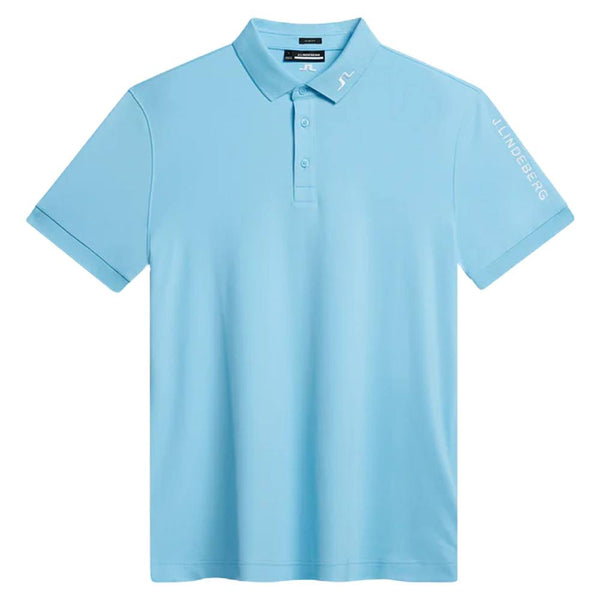 J.Lindeberg Tour Tech Slim Fit Golf Polo Baltic Sea - 24