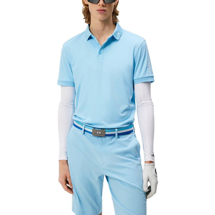 J.Lindeberg Tour Tech Slim Fit Golf Polo Baltic Sea - 24