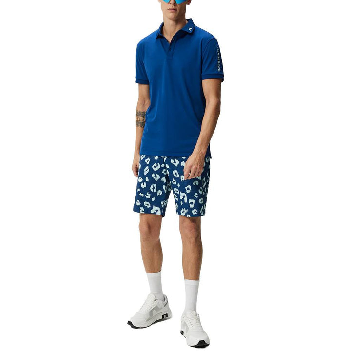 J.Lindeberg Tour Tech Slim Fit Golf Polo Estate Blue - 24