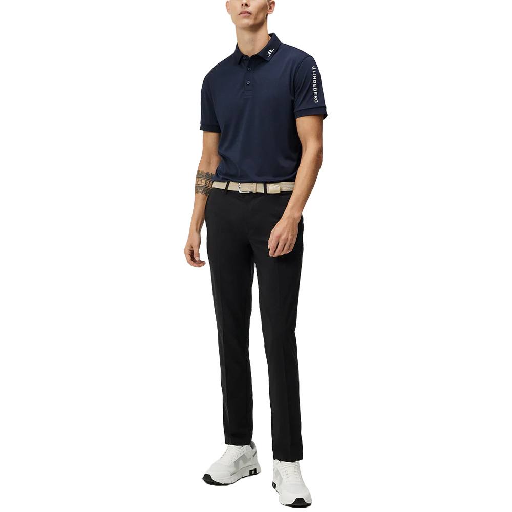 J.Lindeberg Tour Tech Slim Fit Golf Polo JL Navy - SS24 Men – Golfio