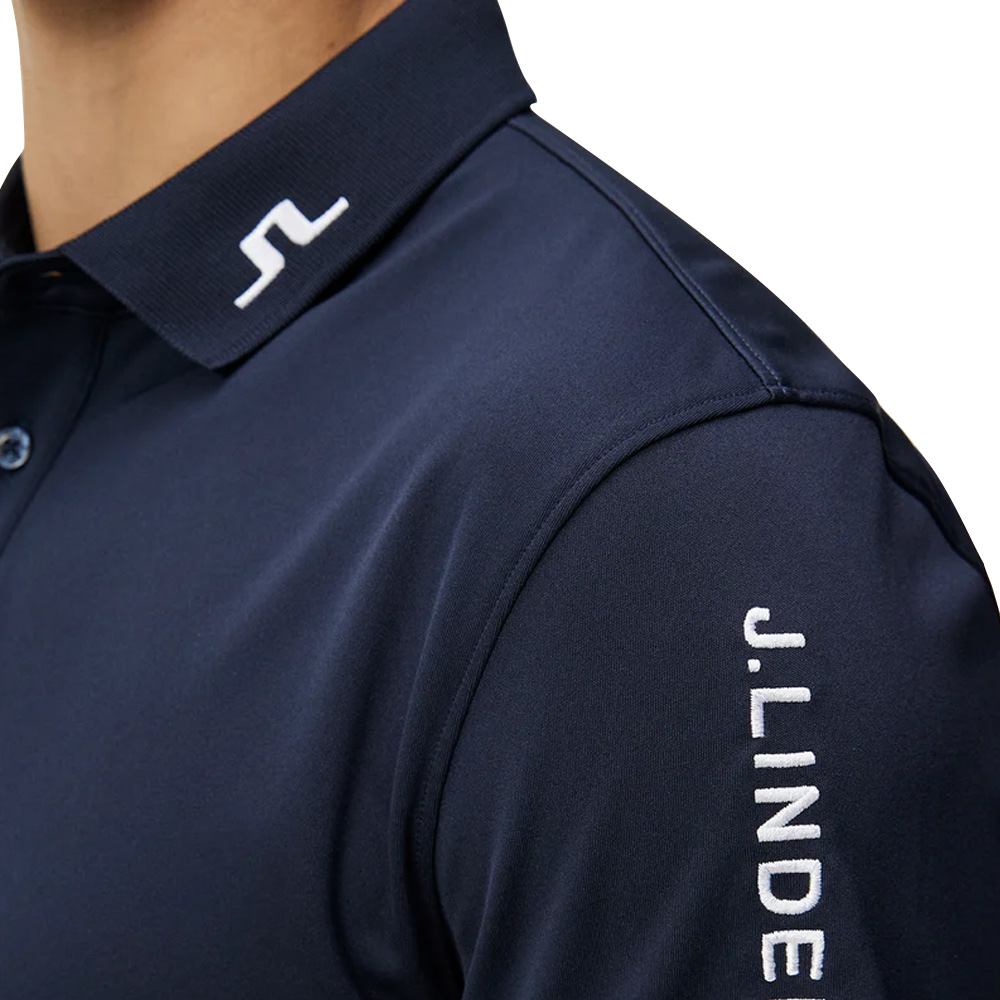 J.Lindeberg Tour Tech Slim Fit Golf Polo JL Navy - SS24 Men – Golfio
