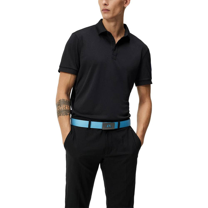 J.Lindeberg Tour Tech Slim Fit Golf Polo Nautical Blue - 24